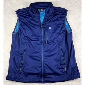 Little Donkey Andy Vest Men Sz XXXL Blue Lightweight Softshell Windproof Zip Up